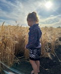 KIDS- Black/White Footy Shorts