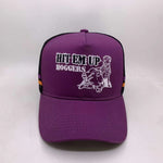 PURPLE/ORANGE Trucker cap