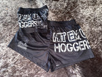 Black/White Footy Shorts