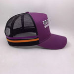 PURPLE/ORANGE Trucker cap