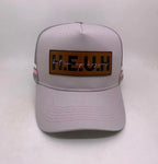 Light grey/pink trucker