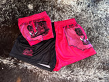 KIDS Pink Boar footy Shorts